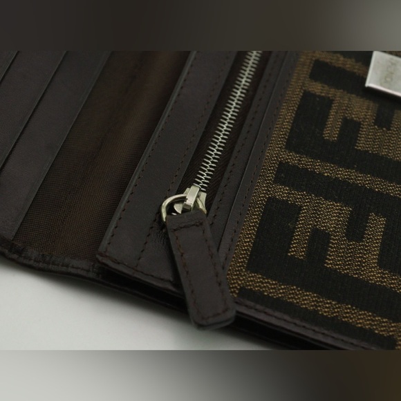 Authentic FENDI Zucca Pattern Zucca Pattern Zucca Wallet Wallet - Picture 2 of 7